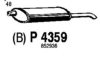 OPEL 852055 End Silencer